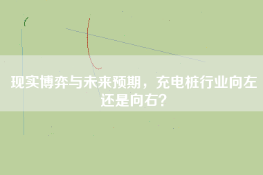 現實博弈與未來預期，充電樁行業向左還是向右？